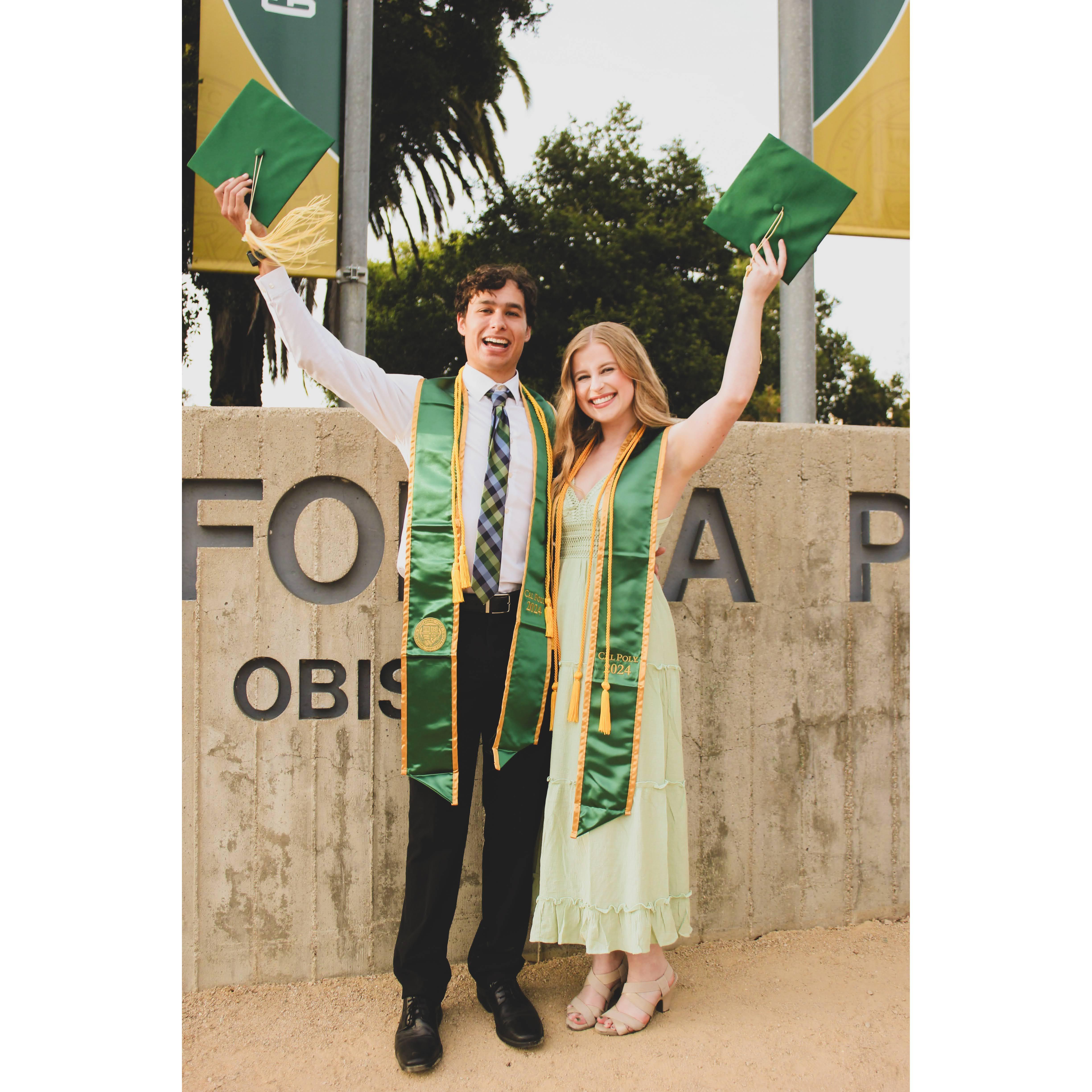 Our Cal Poly graduation photos!