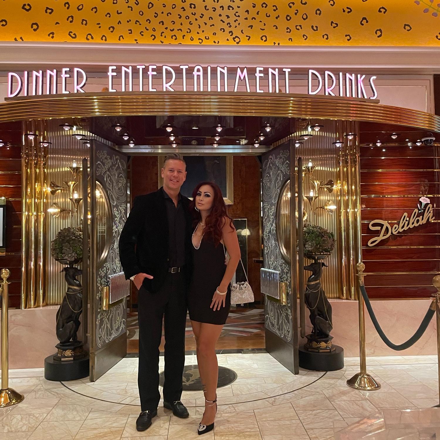 One year anniversary at Delilah!!