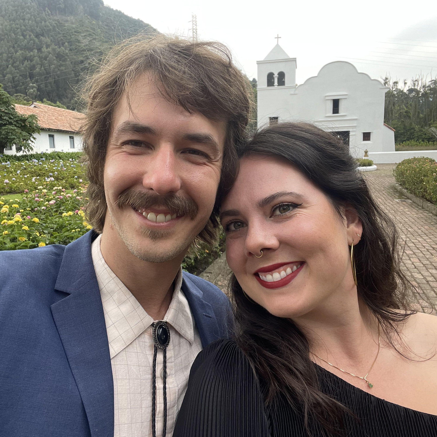 Celebrating our friends wedding in Colombia