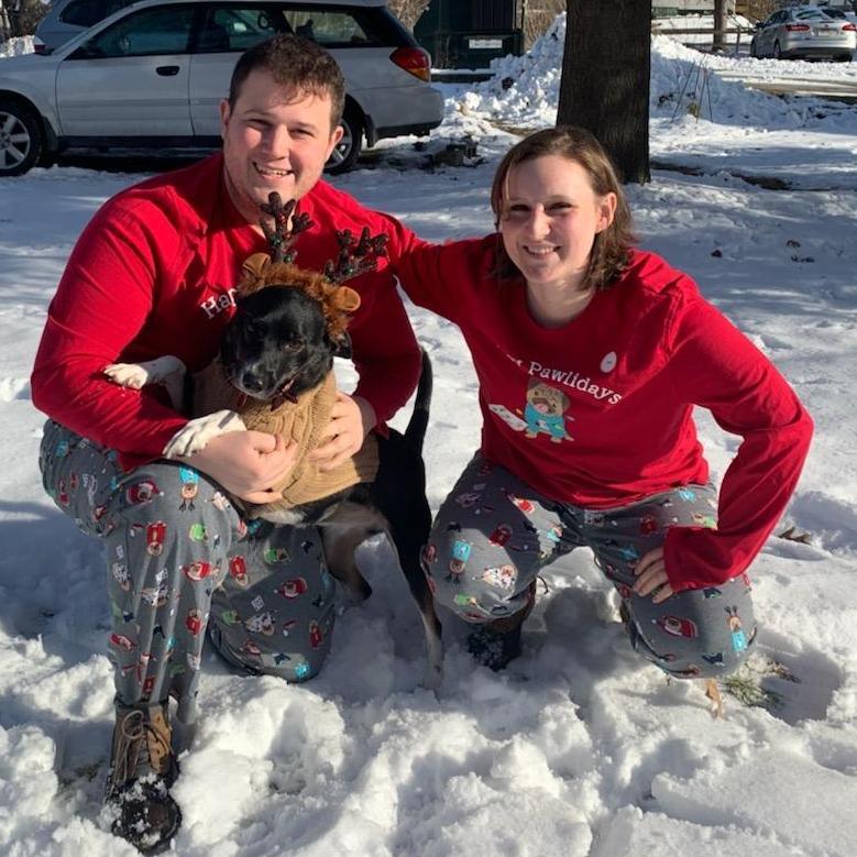 Matching pup-jamas