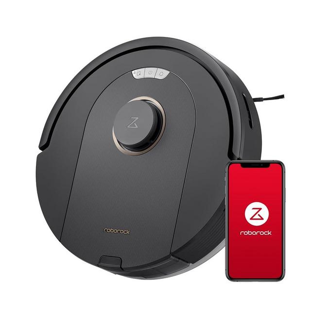 roborock Q5 Pro Robot Vacuum and Mop Combo, DuoRoller Brush, 5500Pa Suction, LiDAR Navigation, Robotic Vacuum Cleaner with 770ml Large Dustbin, 240 min Runtime, Smart No-Go Zone, Perfect for Pet Hair