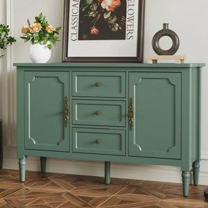 Collynns 47" Accent Cabinet With 2 Doors & 3 Drawers, Green - Green