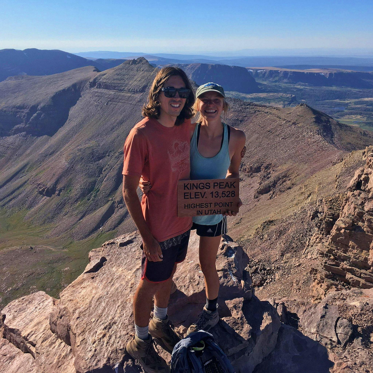 Our highest peak to date - summiting Kings Peak, the highest point in Utah