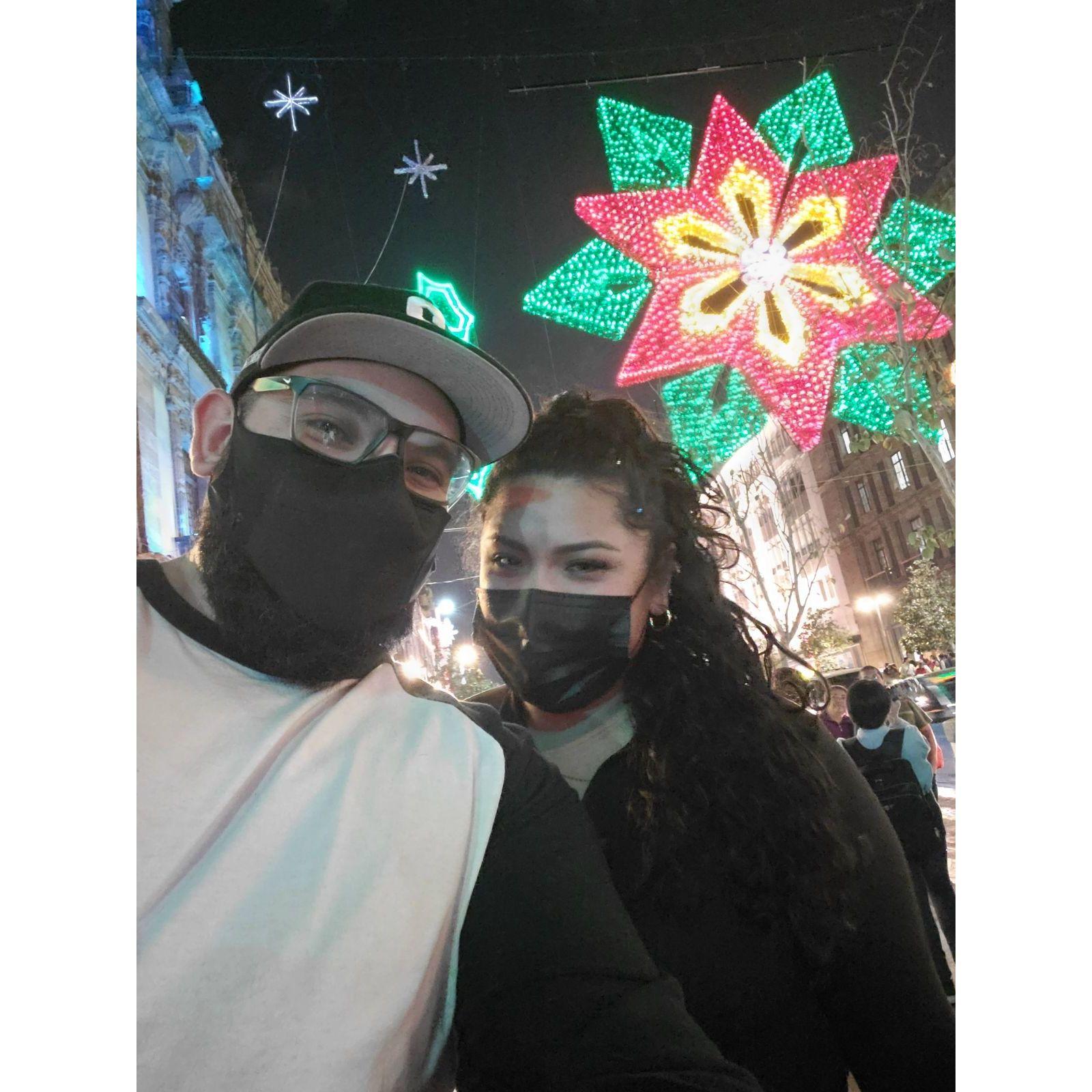 2021 Christmas was spent in Mexico City during Covid.