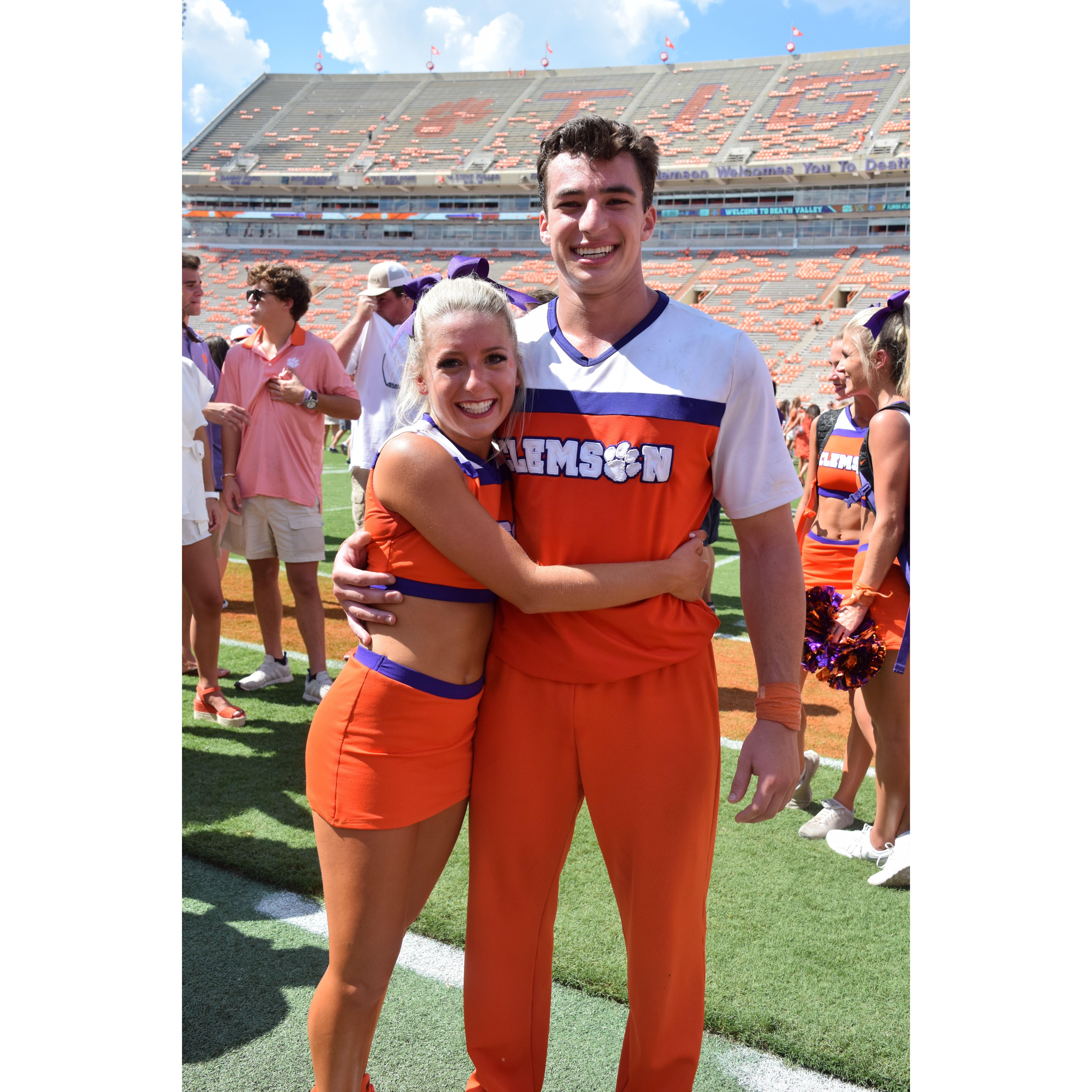 September 2018: First football game of the season