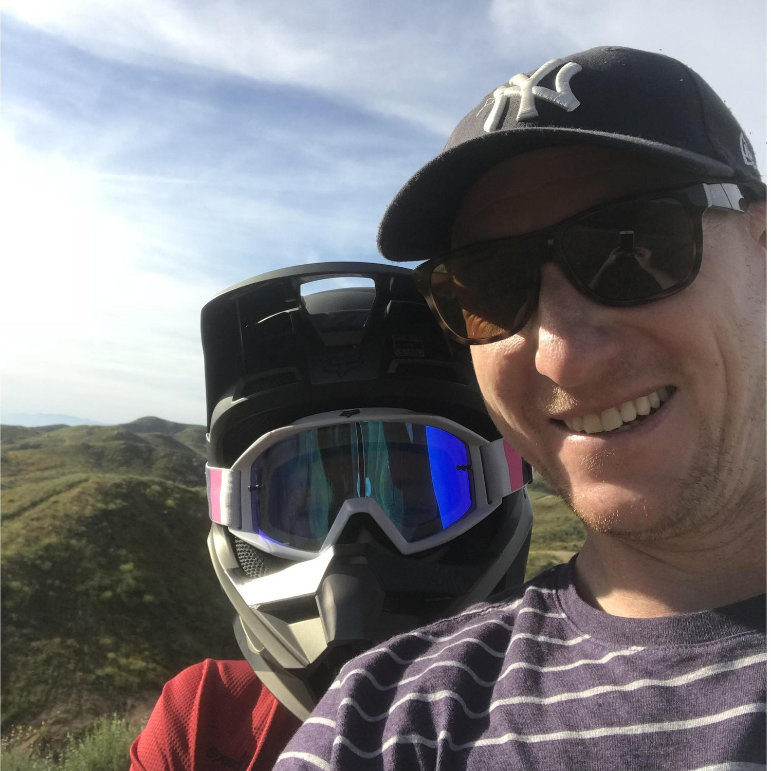 Lauren's first time riding a dirt bike!