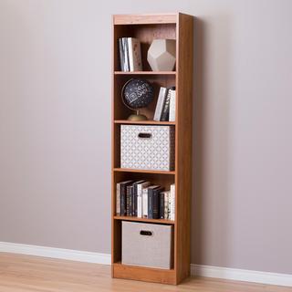 Axess 5-Shelf Narrow Bookcase