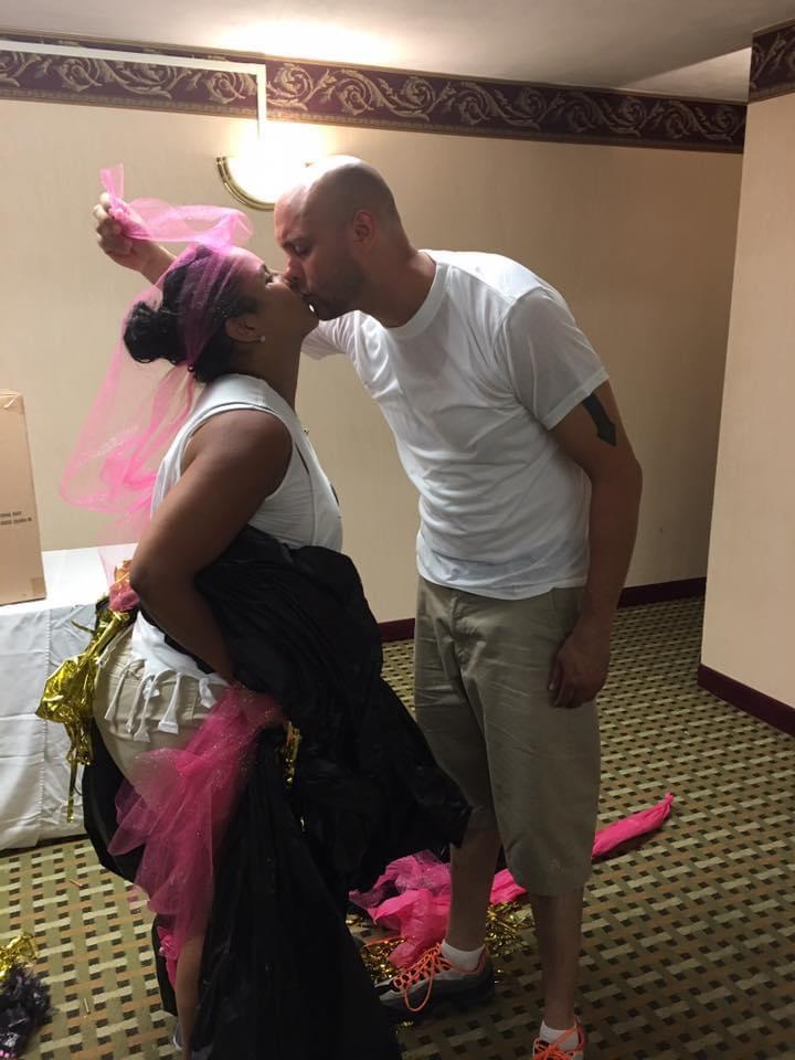 Our first official Wedding.... lol we where practicing for our big day.