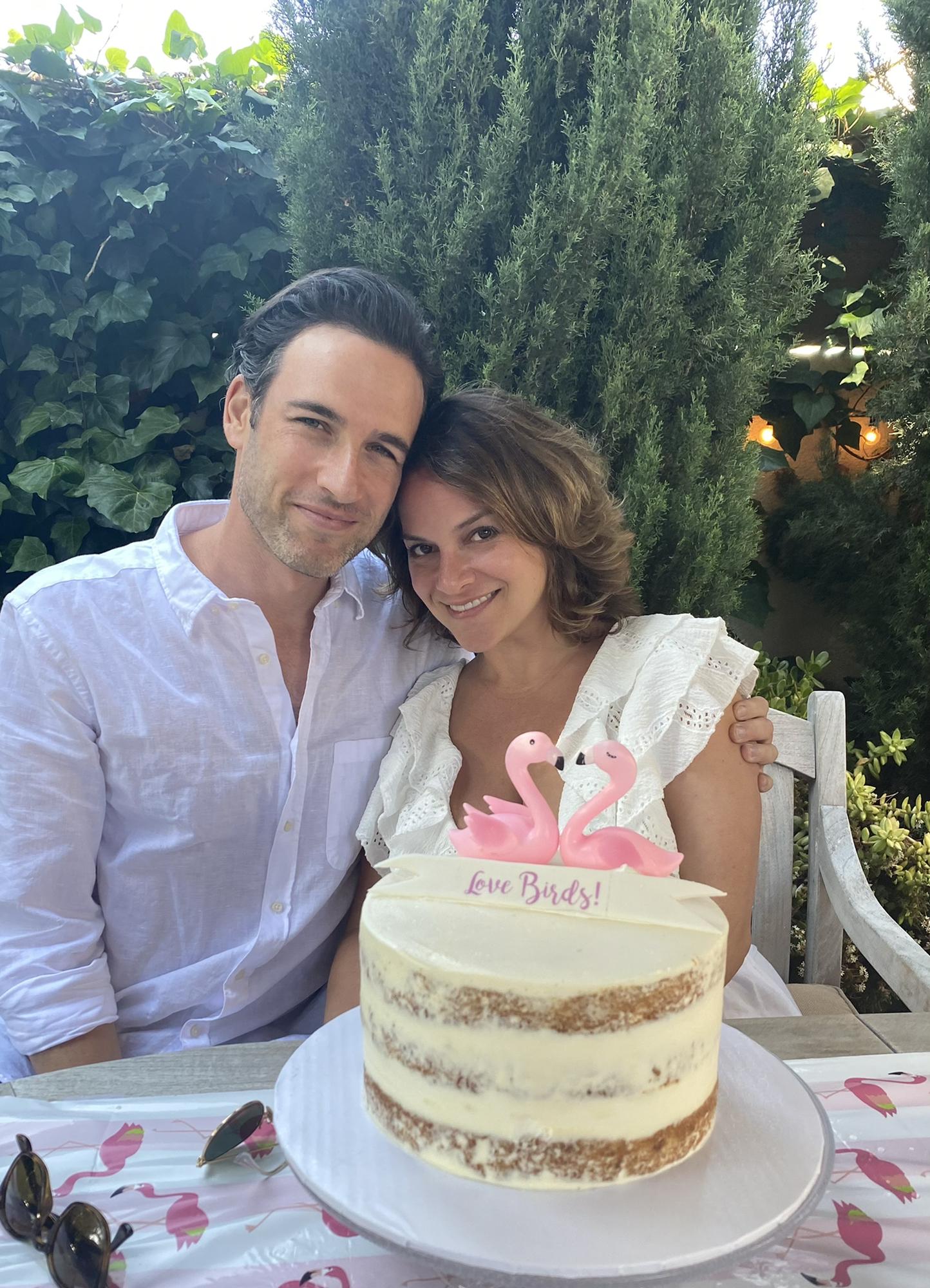 Eric’s friends Lauren and Justin seltzer put together a beautiful backyard celebration for us when we were in LA over Memorial Day…was so great to see everyone 🤍🤍