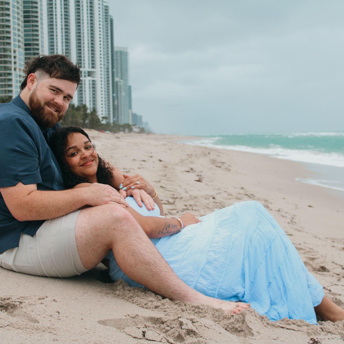 Miami engagement photos.