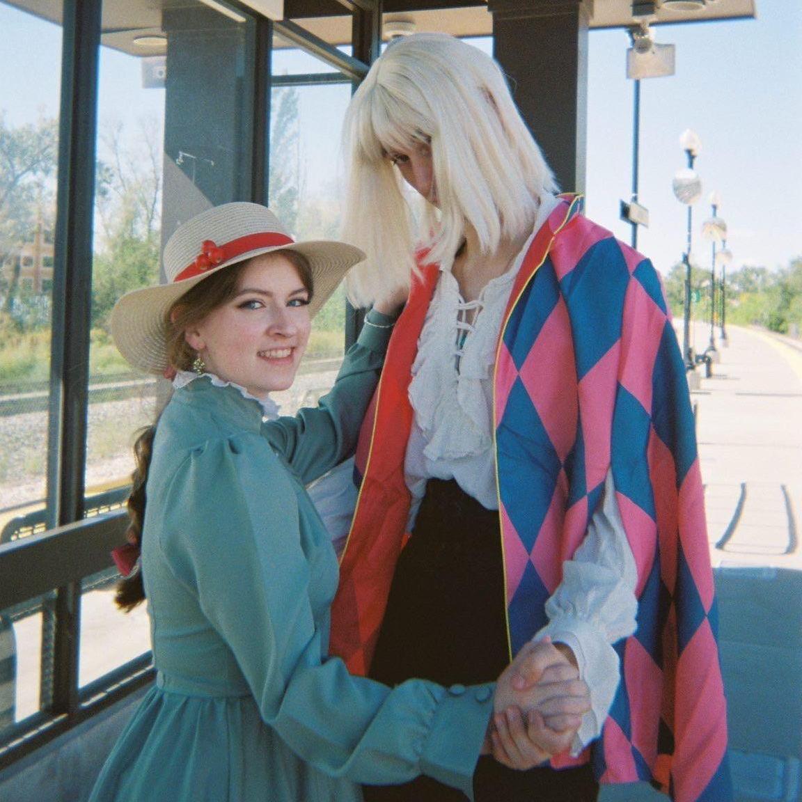 Leticia and Michael cosplayed as one of their favorite film couples, Sophie and Howl from Howl's Moving Castle.