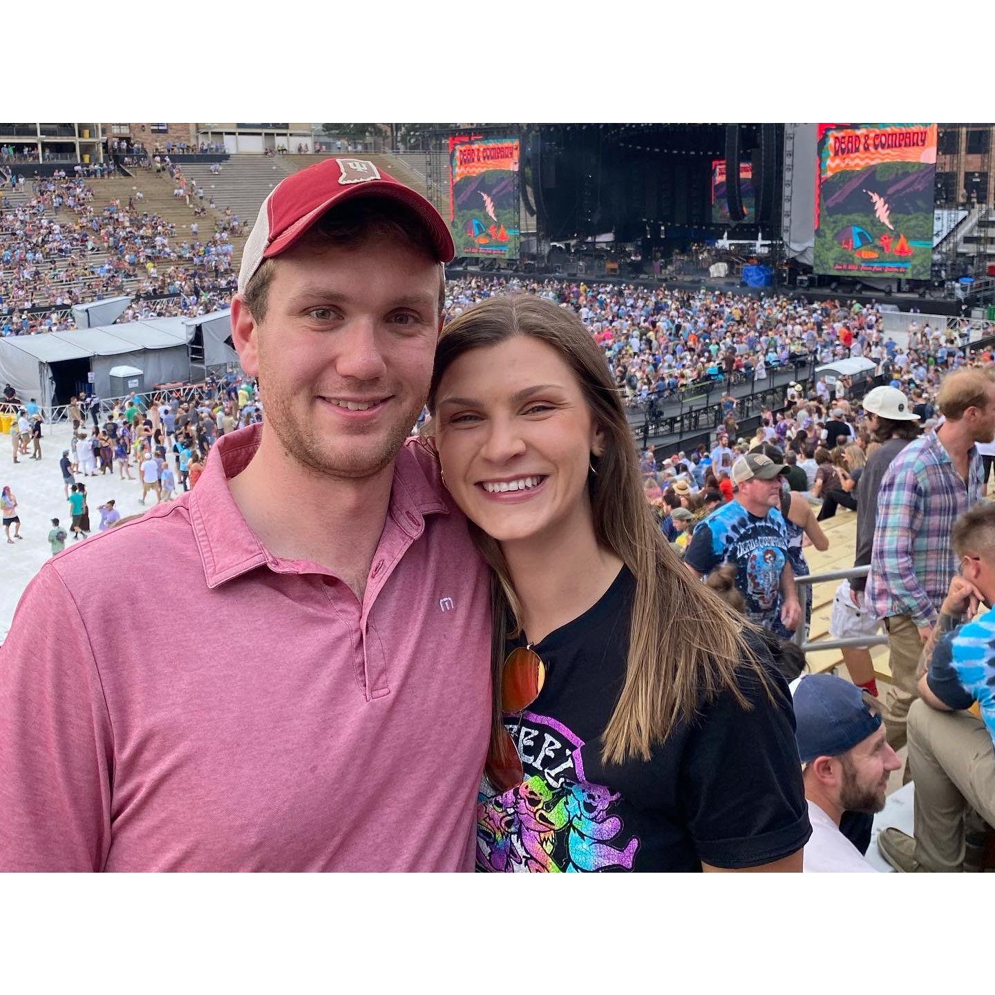 Dead and Co. show at Folsom Field
