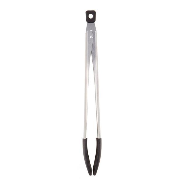 Our Table™ Metal Locking Tongs with Silicone Heads in Black