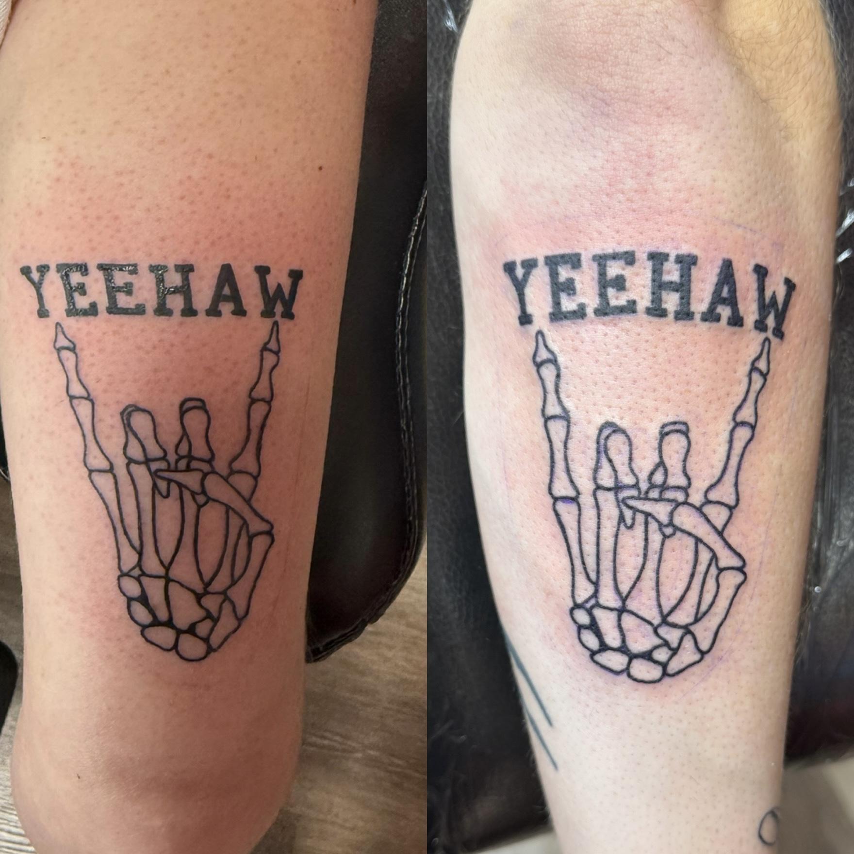 our third tattoo together, 1/25/25