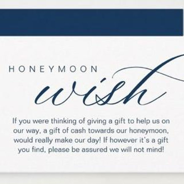 Wedding/Honeymoon Funds