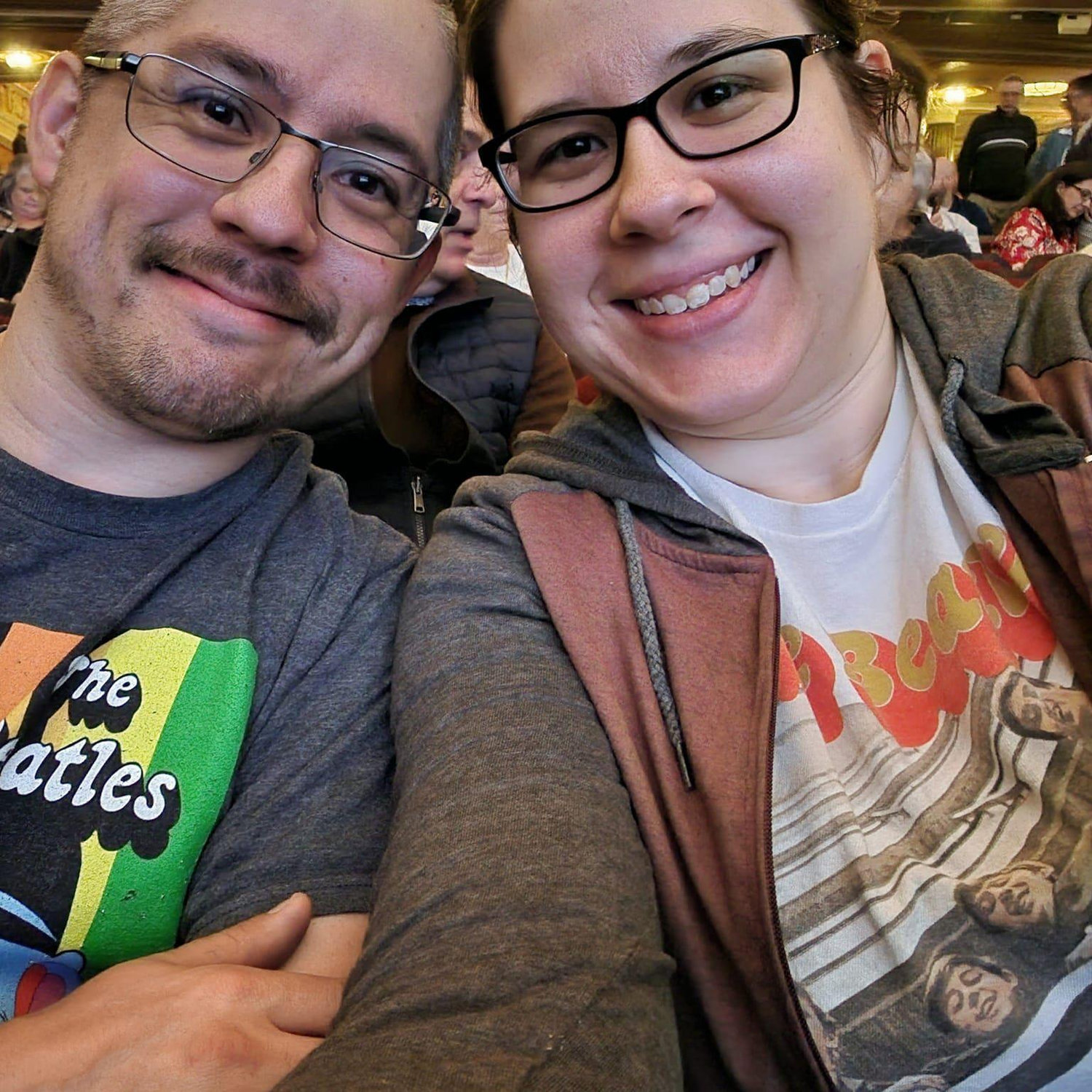 One of the handful of visits we've taken to see a Beatles cover band play. I've gotten Chris to like them more and more throughout the years--his fave song is Yellow Submarine