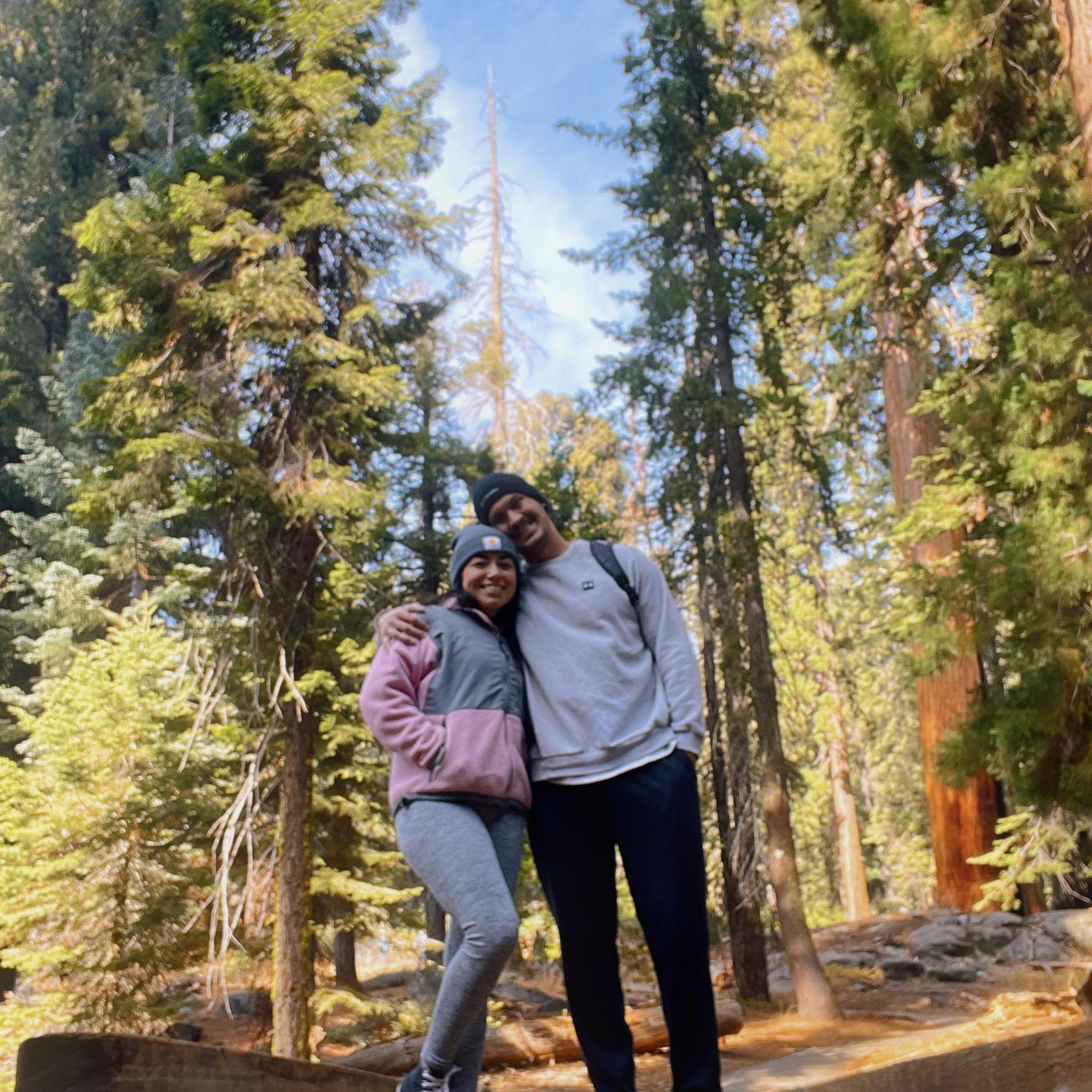 On a hike in the Sequoia's!