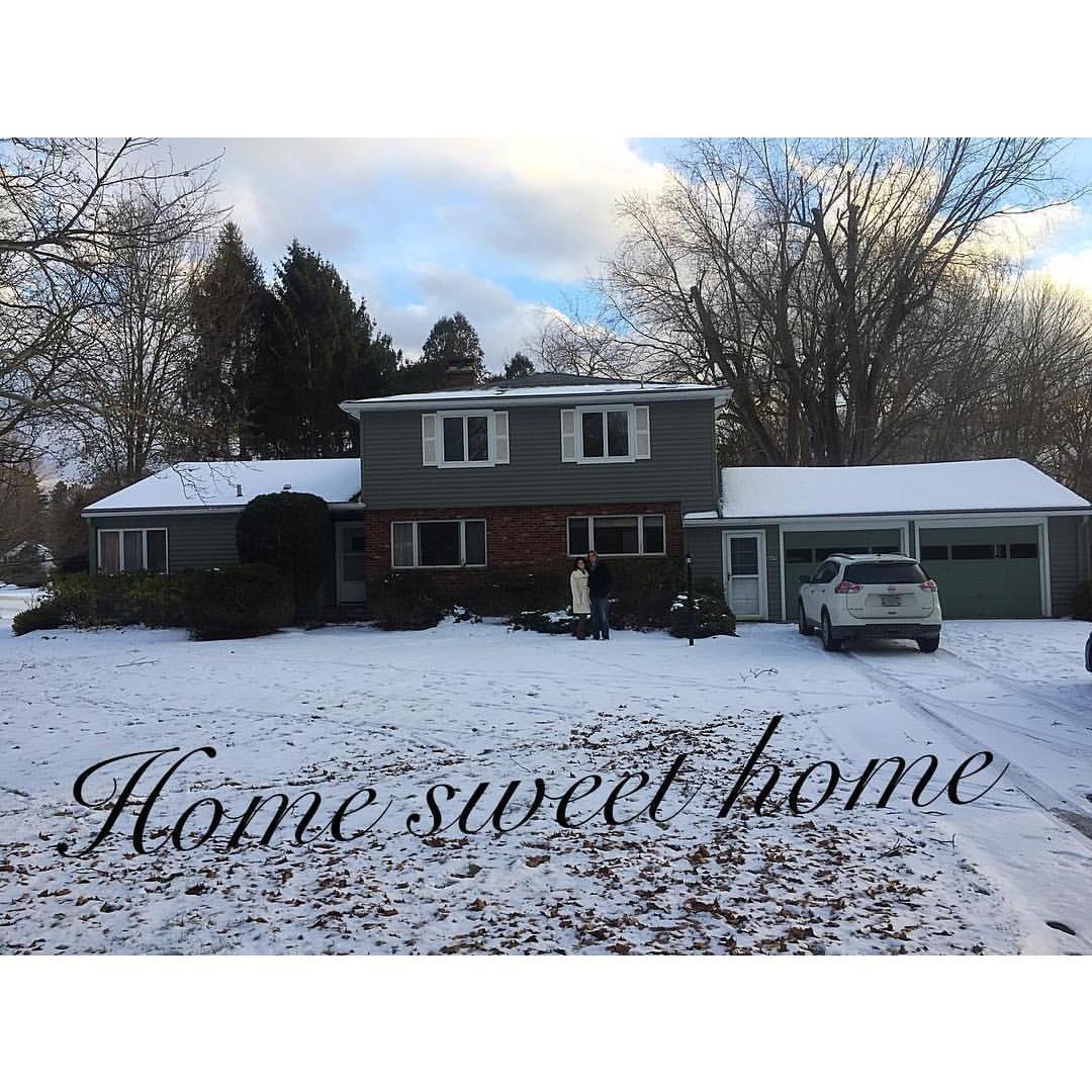The day we closed on the house.  We have so many wonderful memories here already. We look forward to making more.