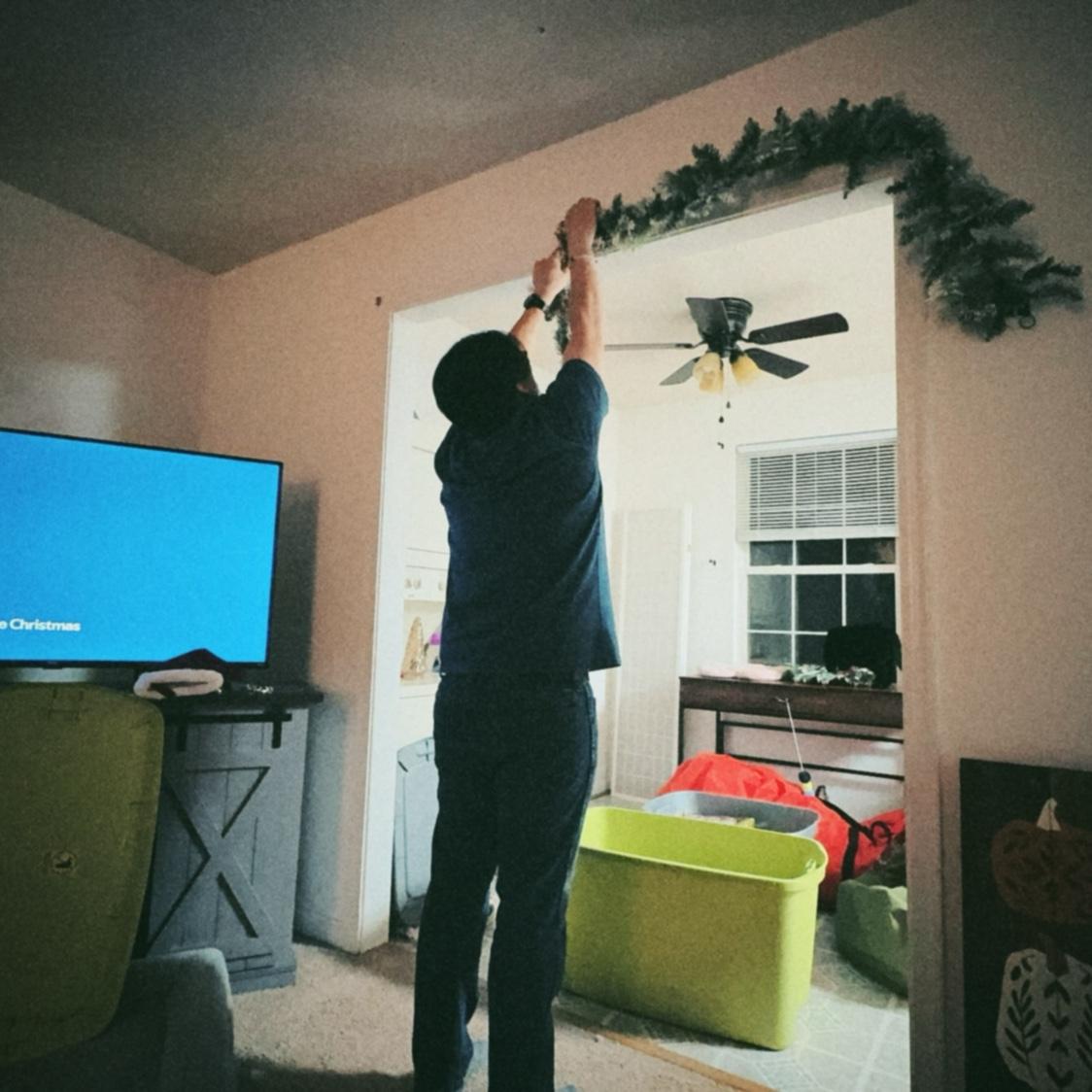 Not pictured - this falling down several times and Daniel handling it like a champ