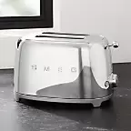 Smeg Silver 2-Slice Retro Toaster