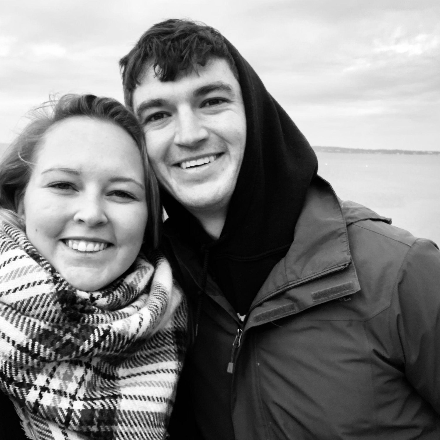On the shore of Lake Mendota (Madison, WI) in 2020