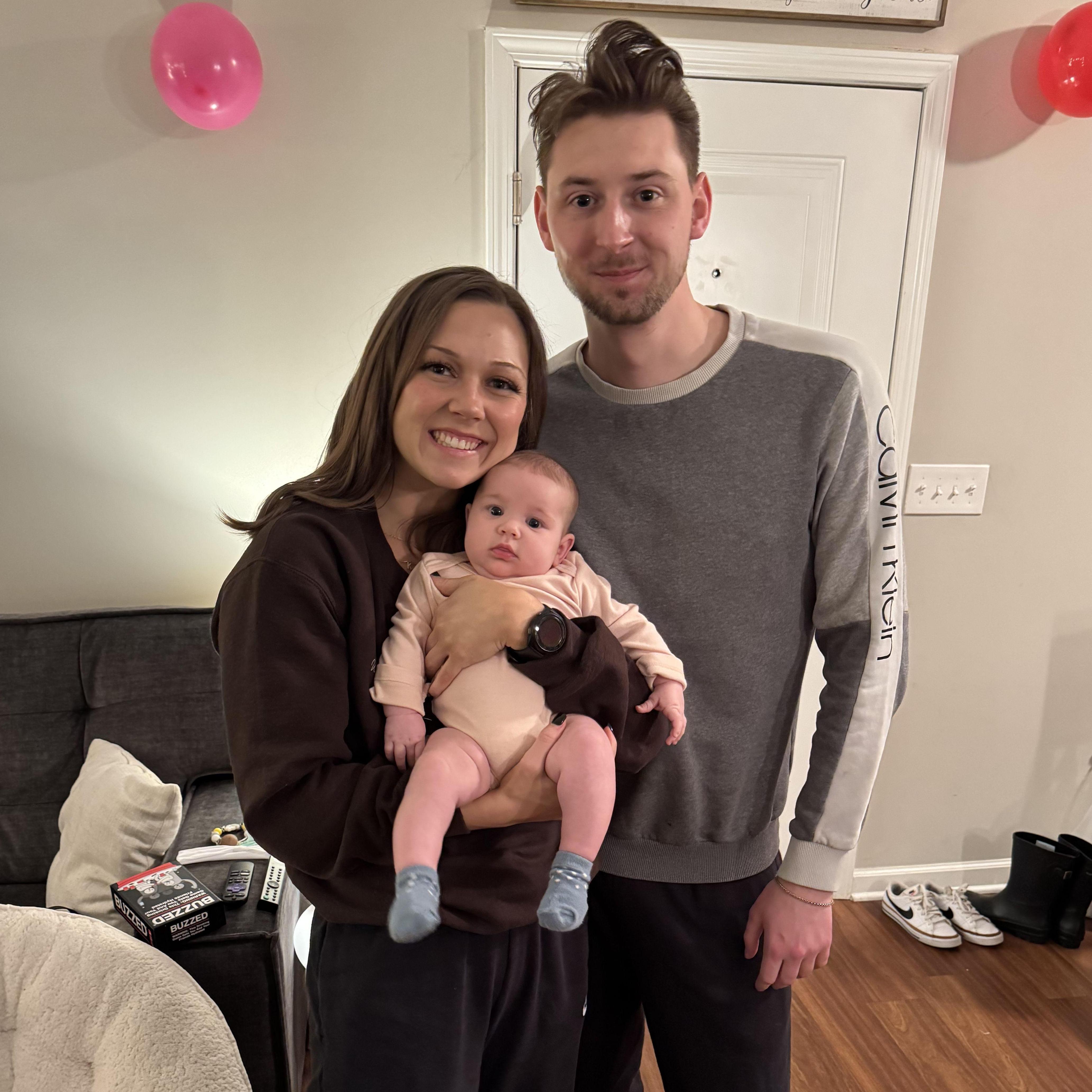 Met Naomi for the first time on Kat's birthday!