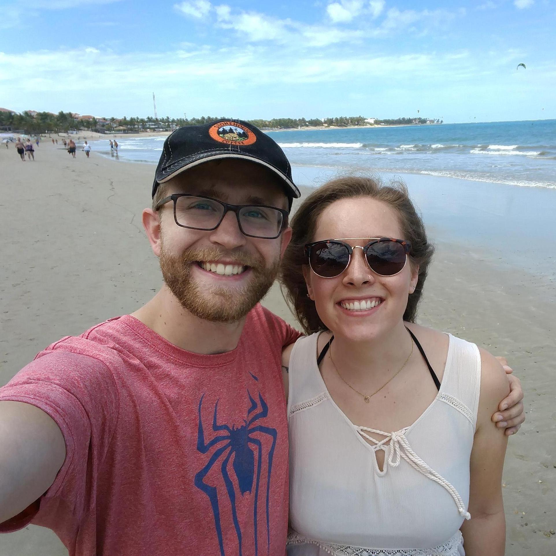 The Dominican! We love the beach (especially Ali, Noah will sit on the beach under shade).