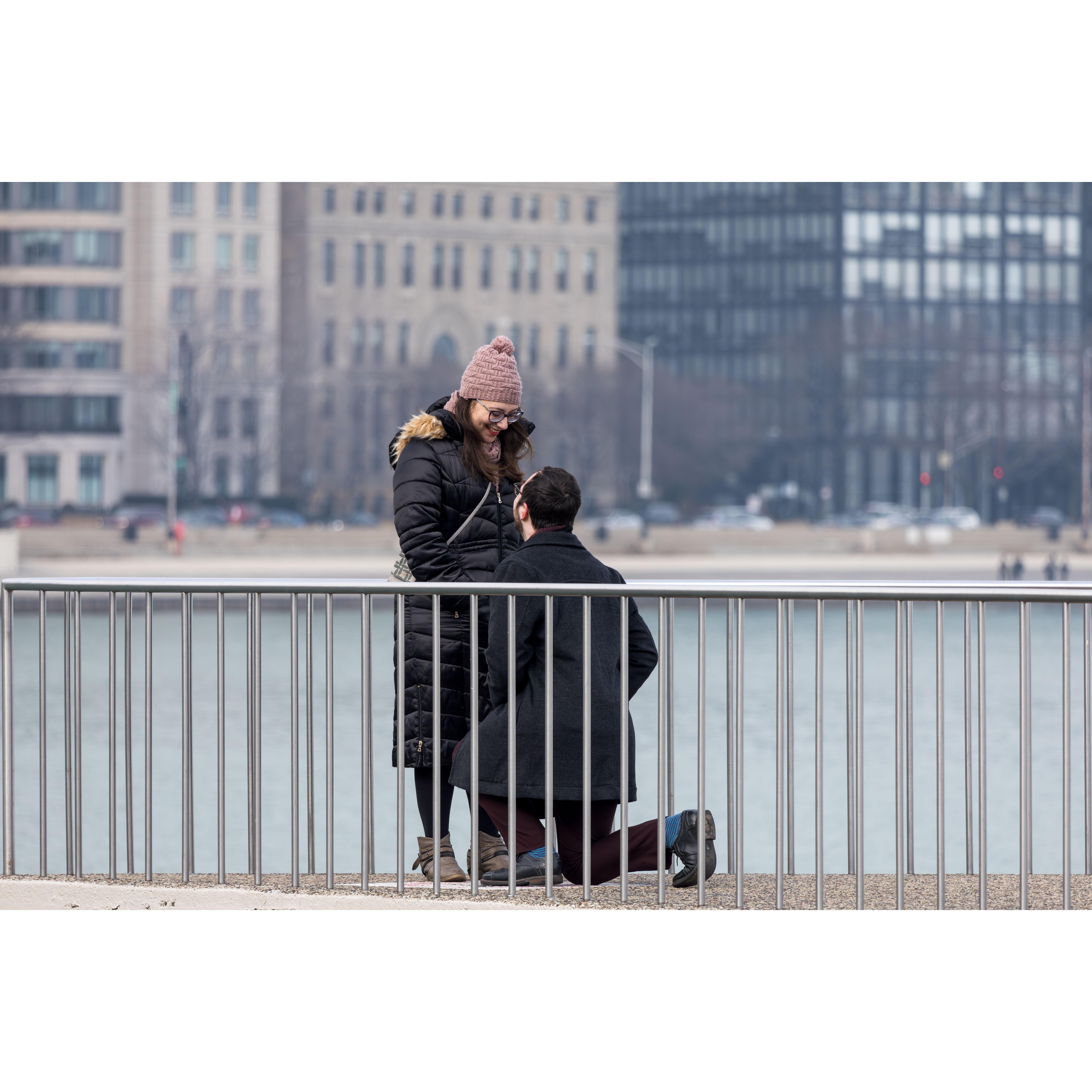 Navy Pier Engagement Shoot, 12/30/23 @neveradullmomentphoto
