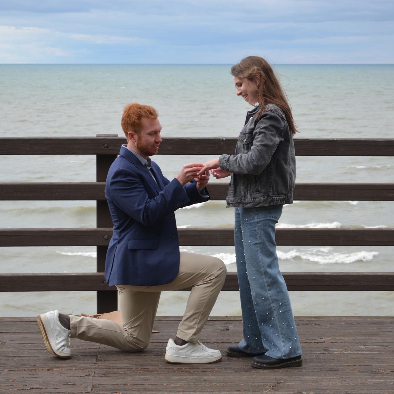 The day Eric proposed!!!