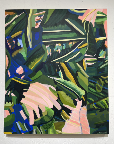 Painting by Molly Lastra: Split the Difference (2021)