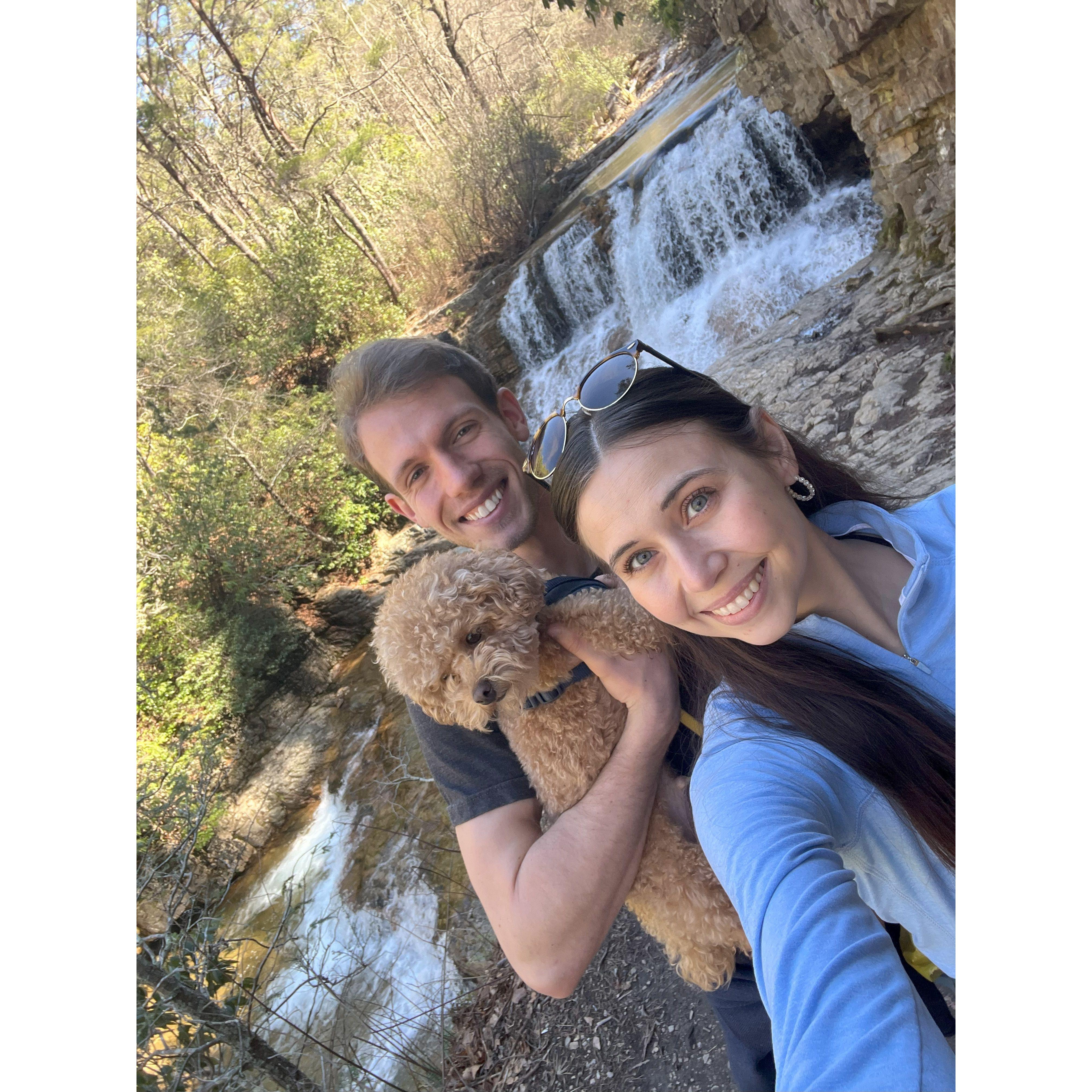 March 2024 - Remy likes to hike too