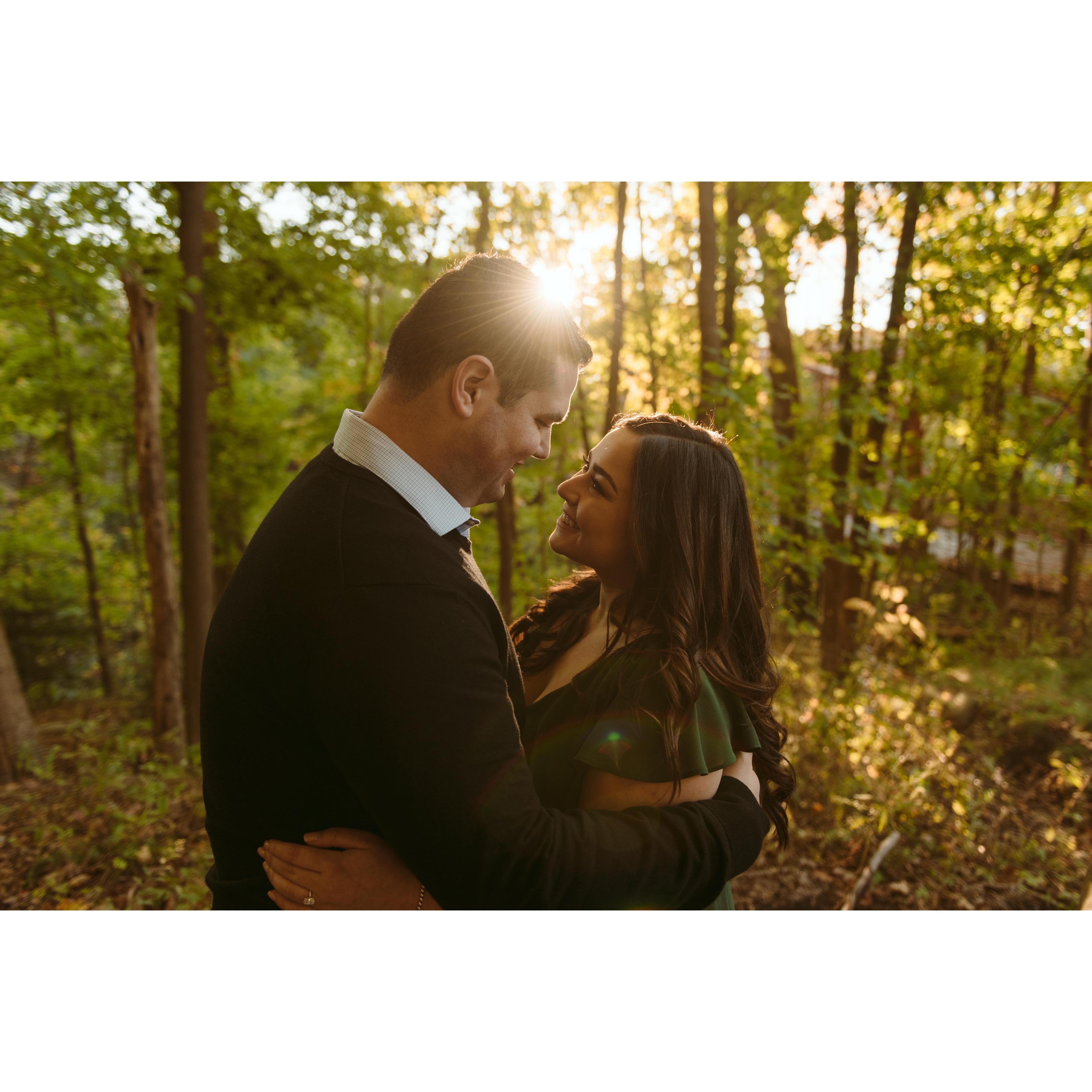 Our engagement photoshoot, October 2020.