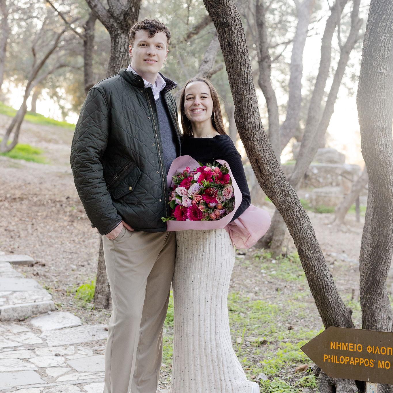 Photos from our engagement in Greece!