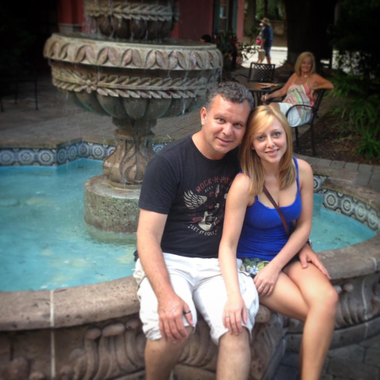 First photo together as a couple.