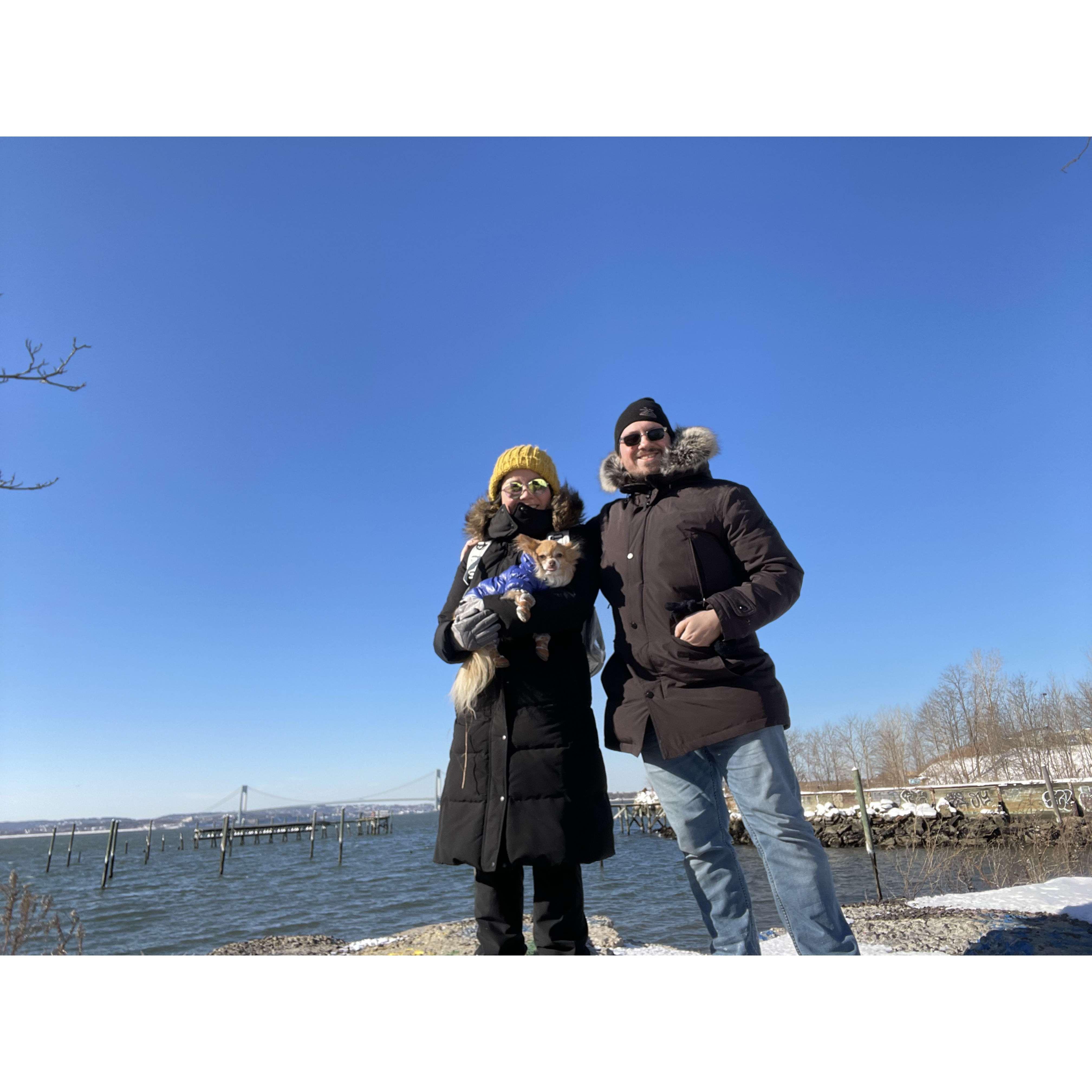 Snowday in Coney Island.