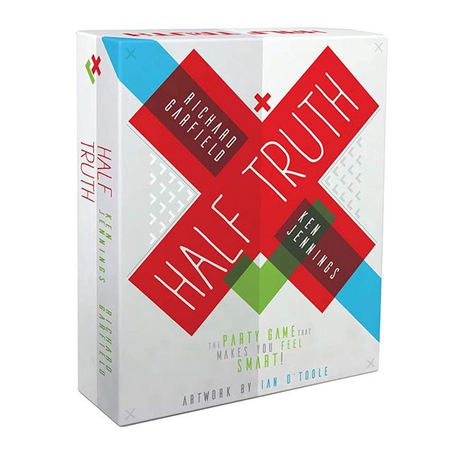 Half Truth Game - The Trivia Game That Makes You Feel Smart - Fun Board Game for Events & Parties - Best Card Deck Games for Teens, Young Adults, and Families - by Ken Jennings & Richard Garfield