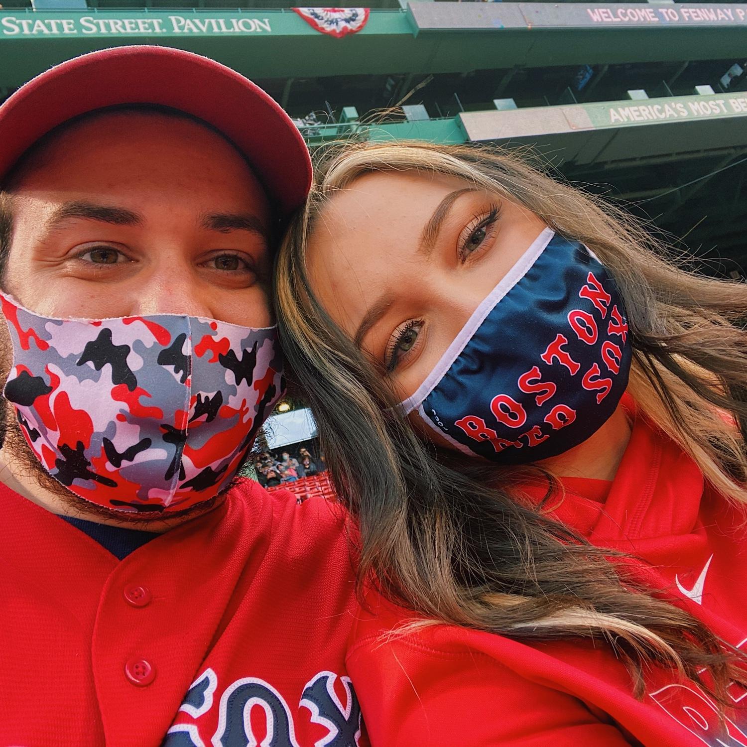First Sox game together (2021)