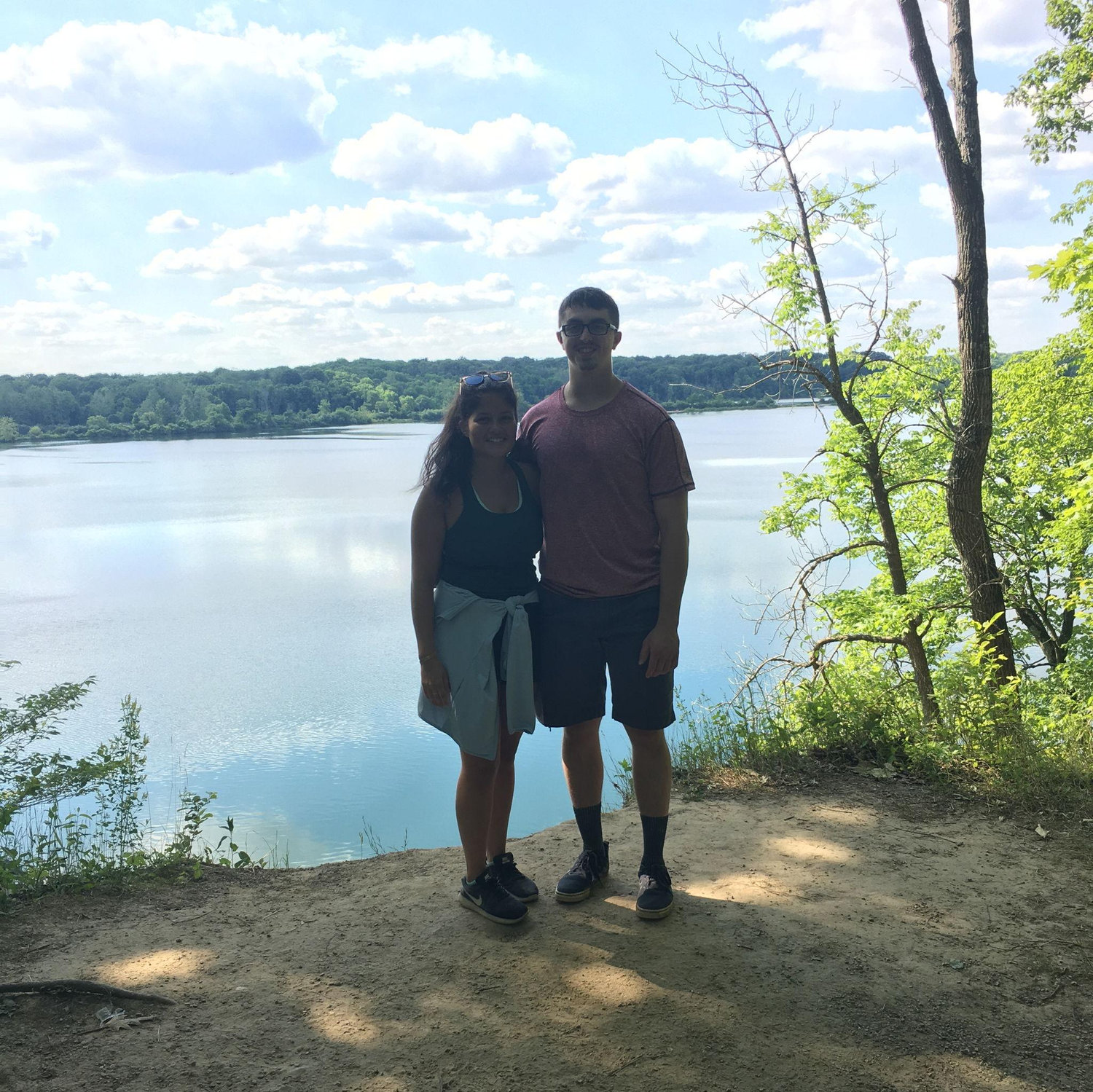 First photo together at Eagle Creek in 2020 :)