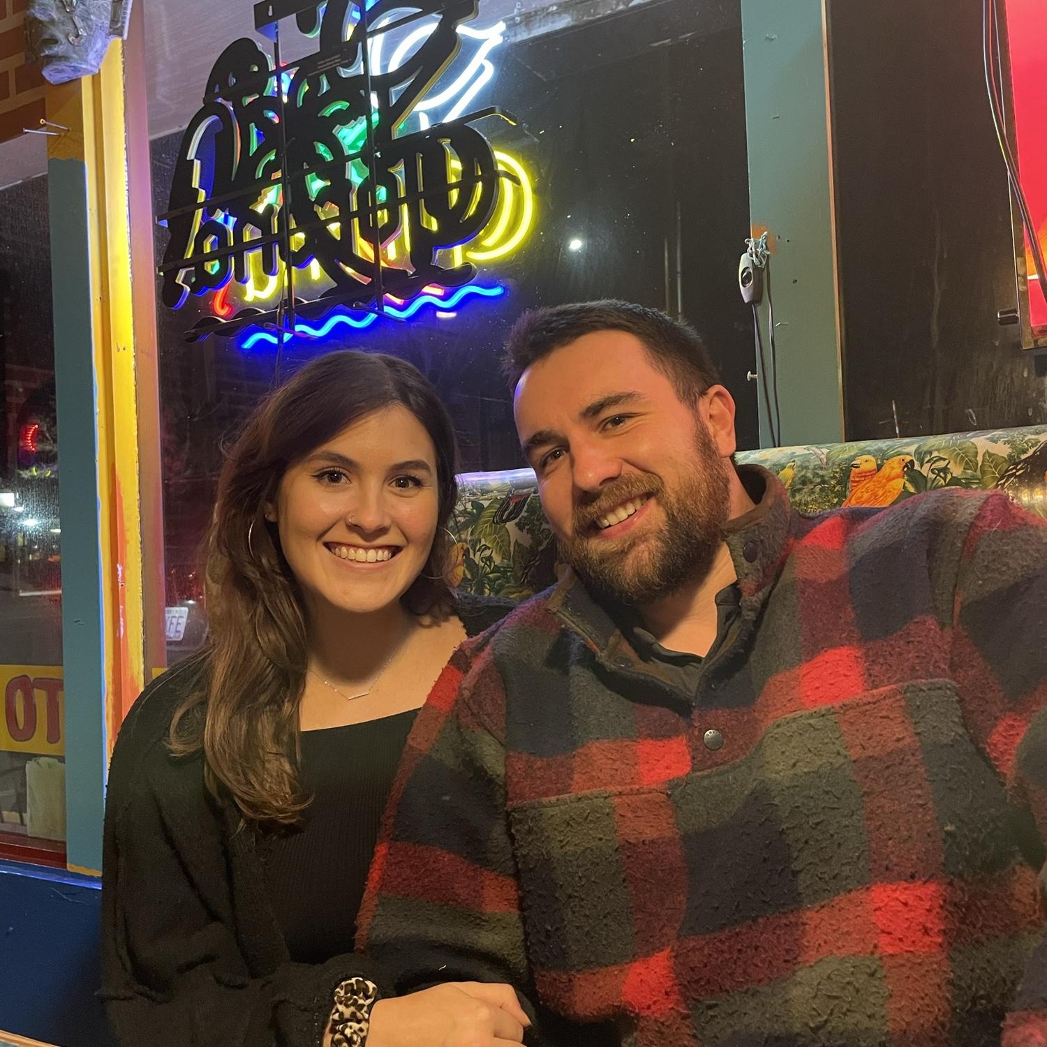 They spent a lot of time at their favorite Mexican restaurant (shout out to Pepitas!) and this is the first pic their best friend, Emily, took of them!
