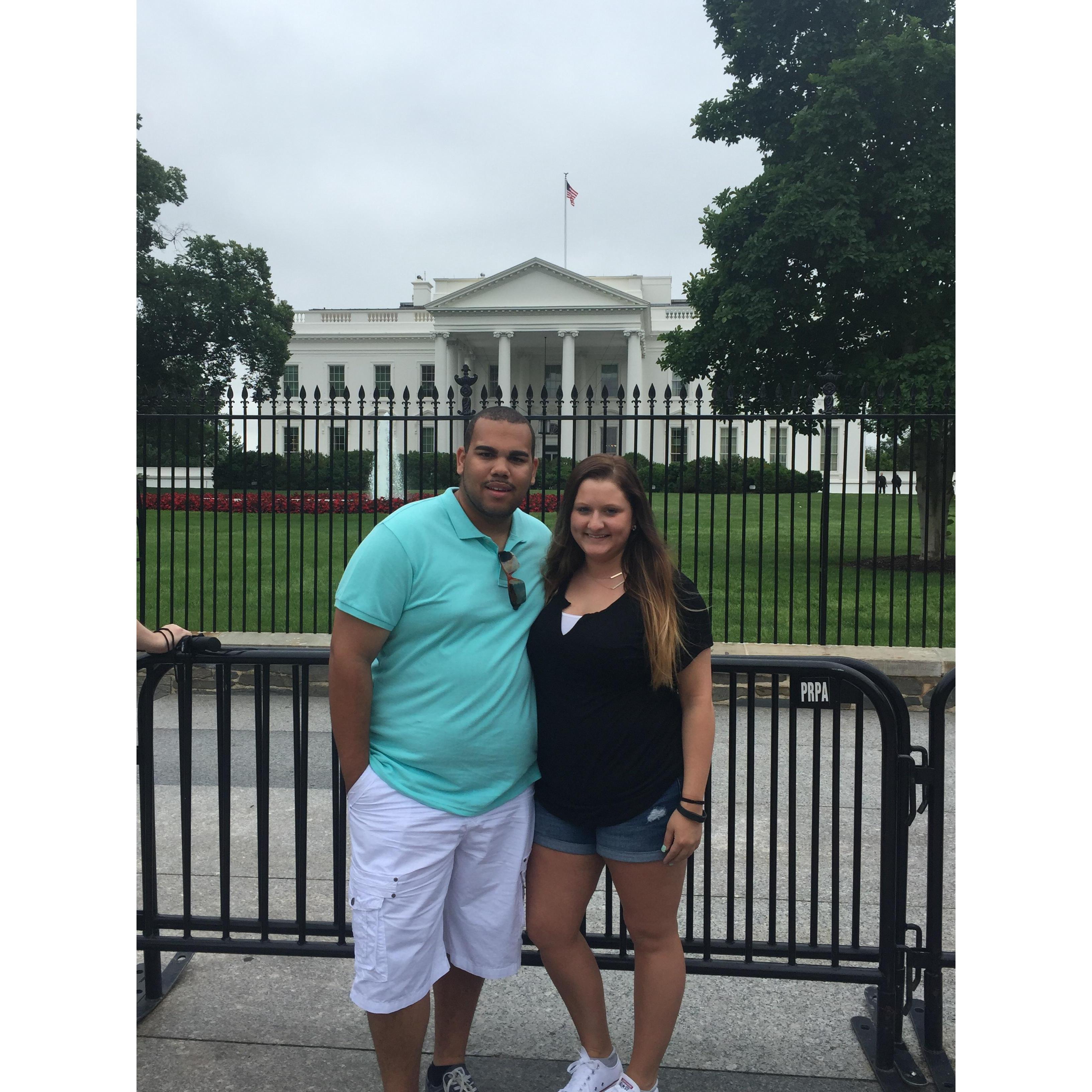 First time at the White House!