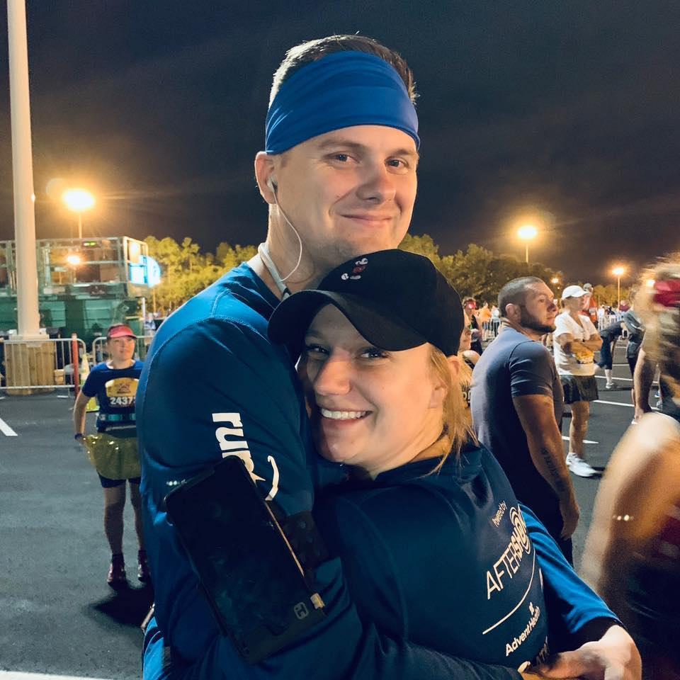 Our first half marathon together! November 2019