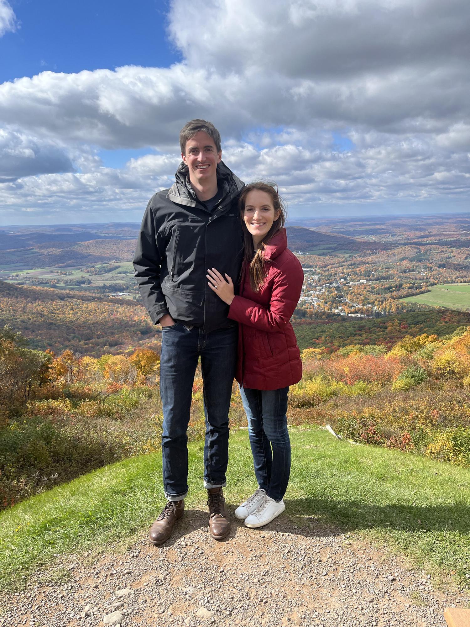 Hobart, NY - our engagement weekend