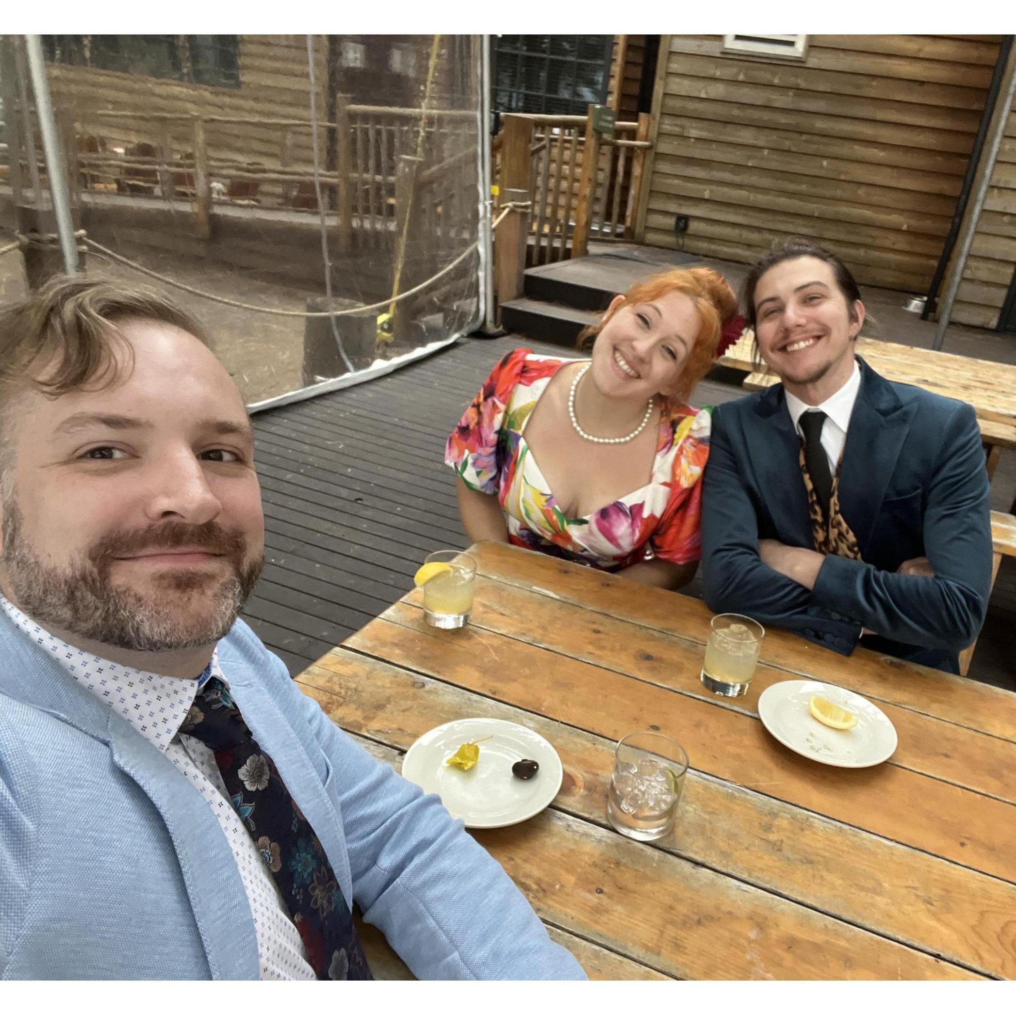 October 2023: Andrew, Katlin, & Rory's cross country adventure to celebrate Eric & Laura's beautiful Oregon wedding