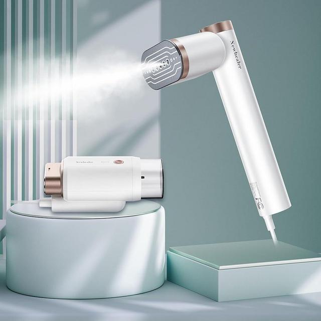 Newbealer Handheld Steamers for Clothes, 2 Steam Levels, Horizontal & Vertical Steaming, Portable for Travel and Home Use