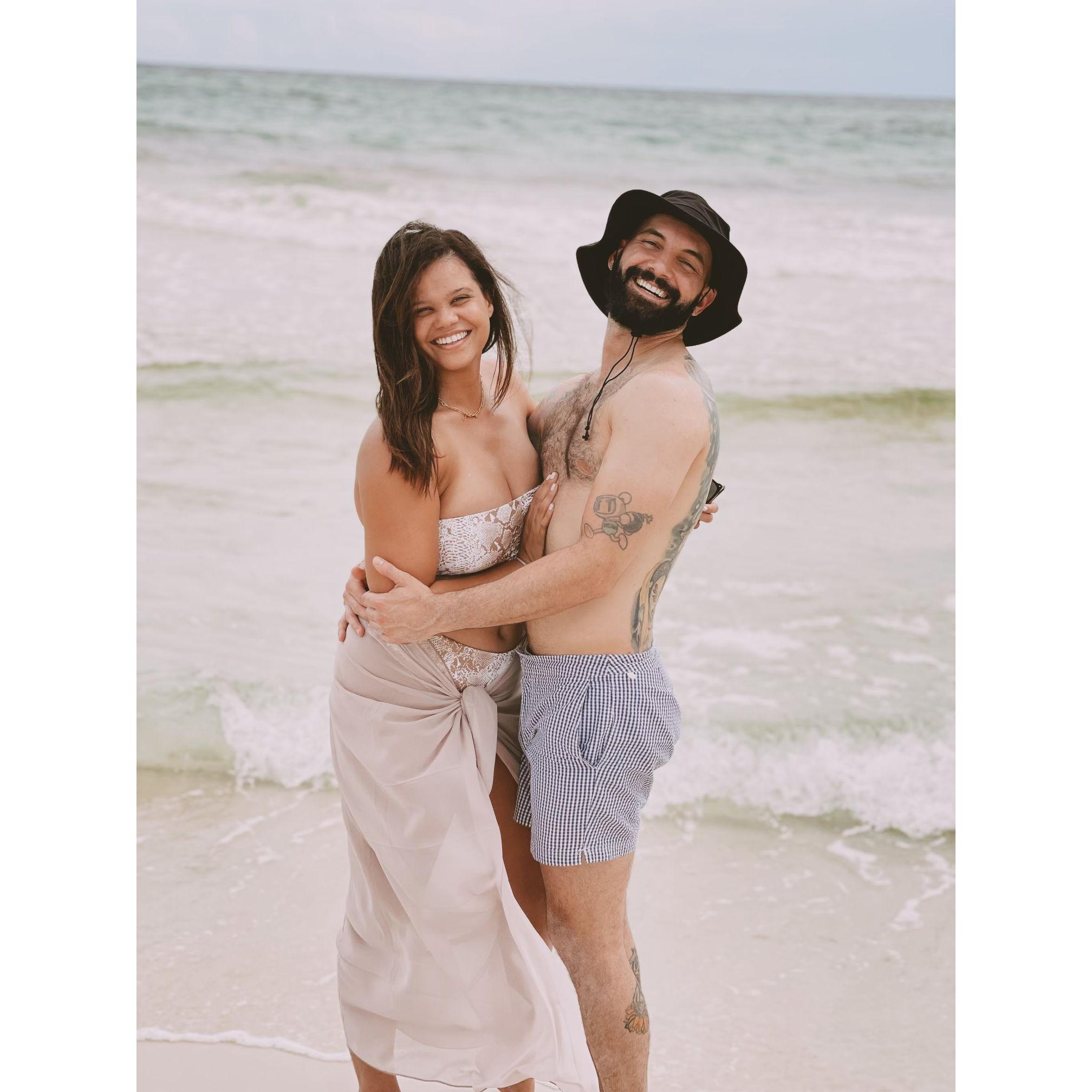 Our first beach vacation!