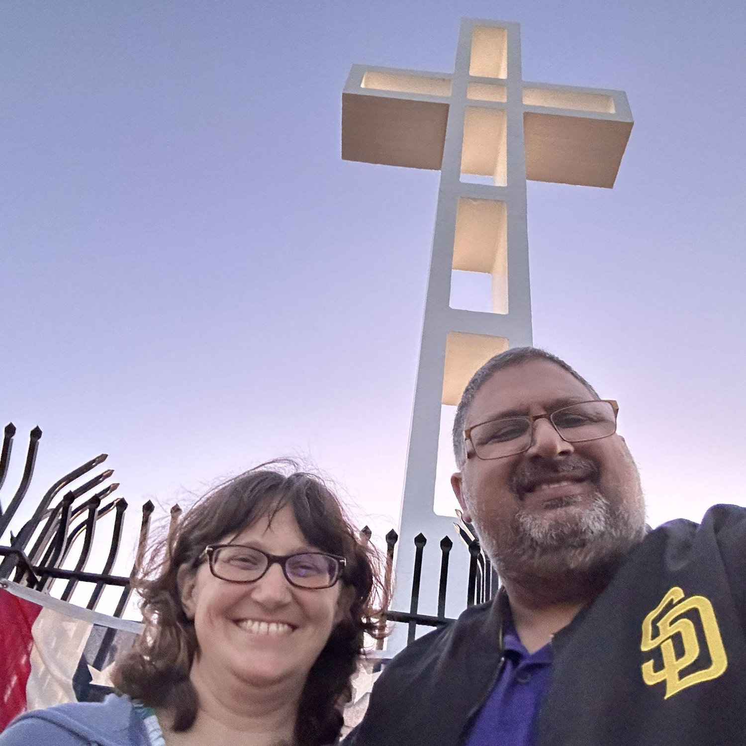 Mt. Soledad Veteran's Memorial in June 2024 (and future proposal site).