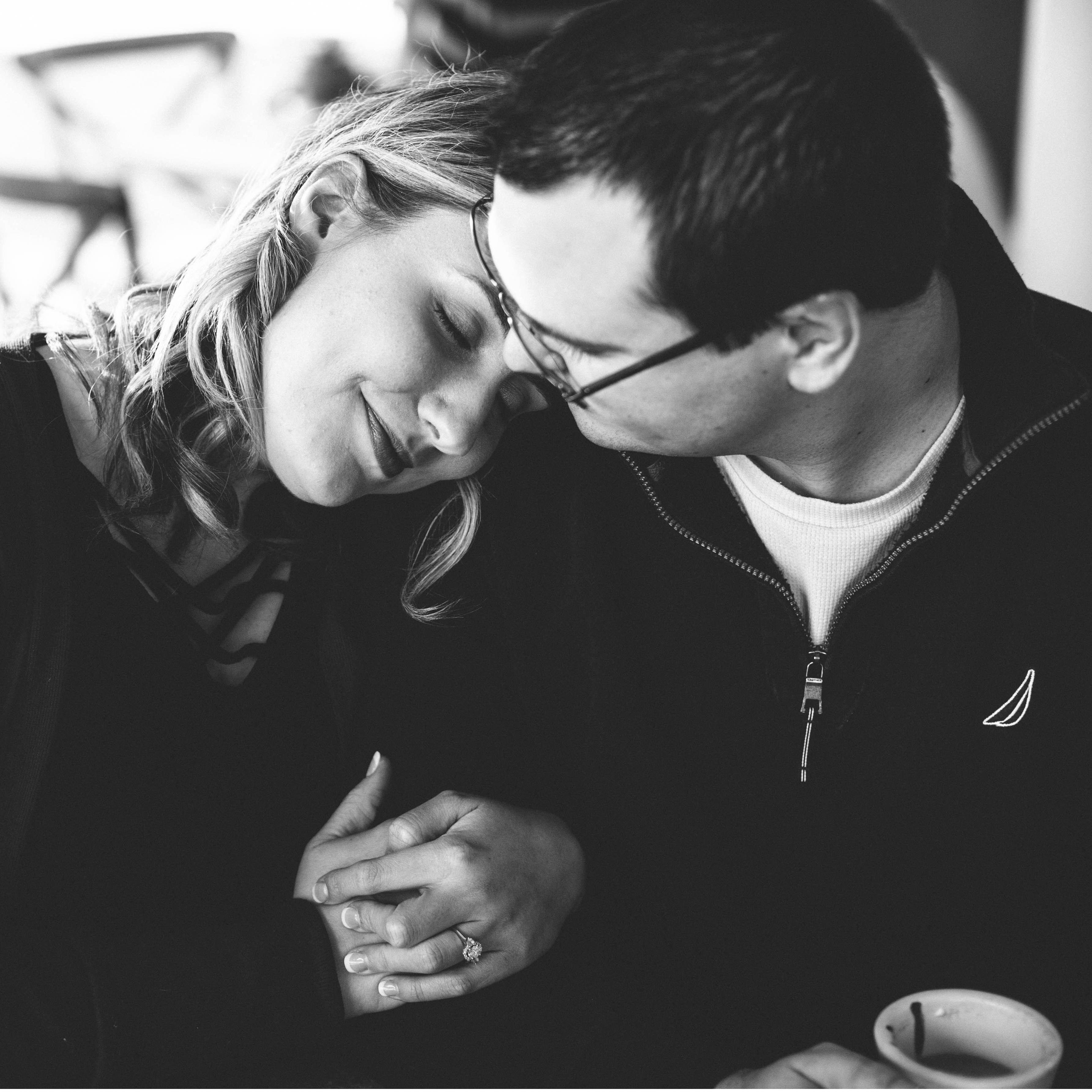 Enjoying some coffee and snuggles!