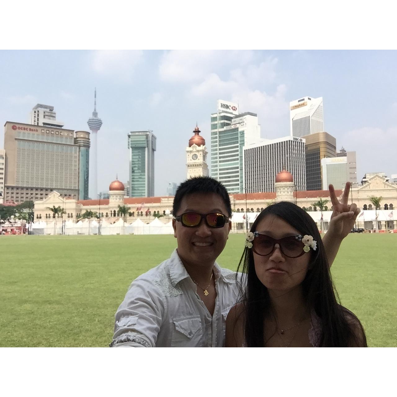 Sweating in Kuala Lumpur