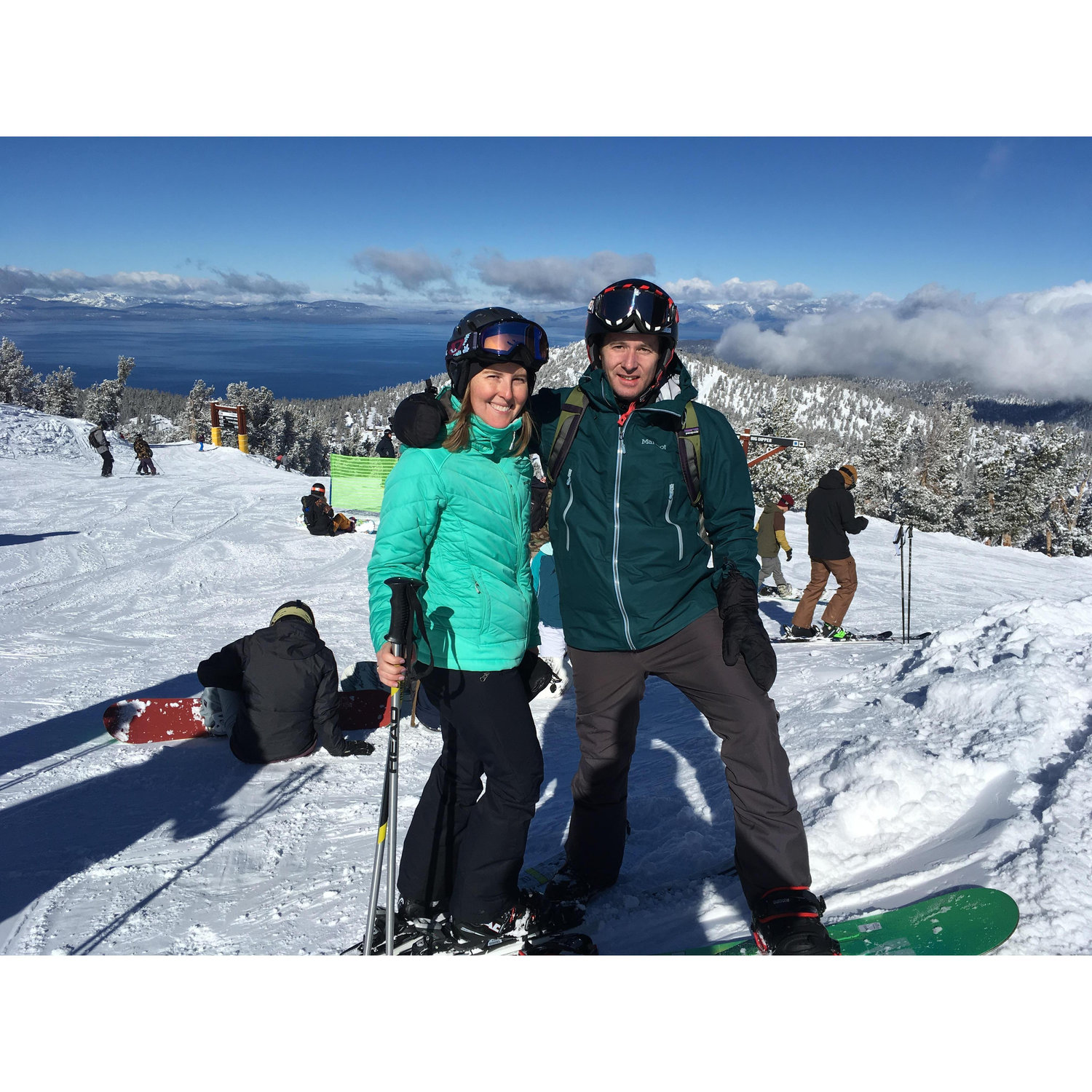Skiing Lake Tahoe🌄