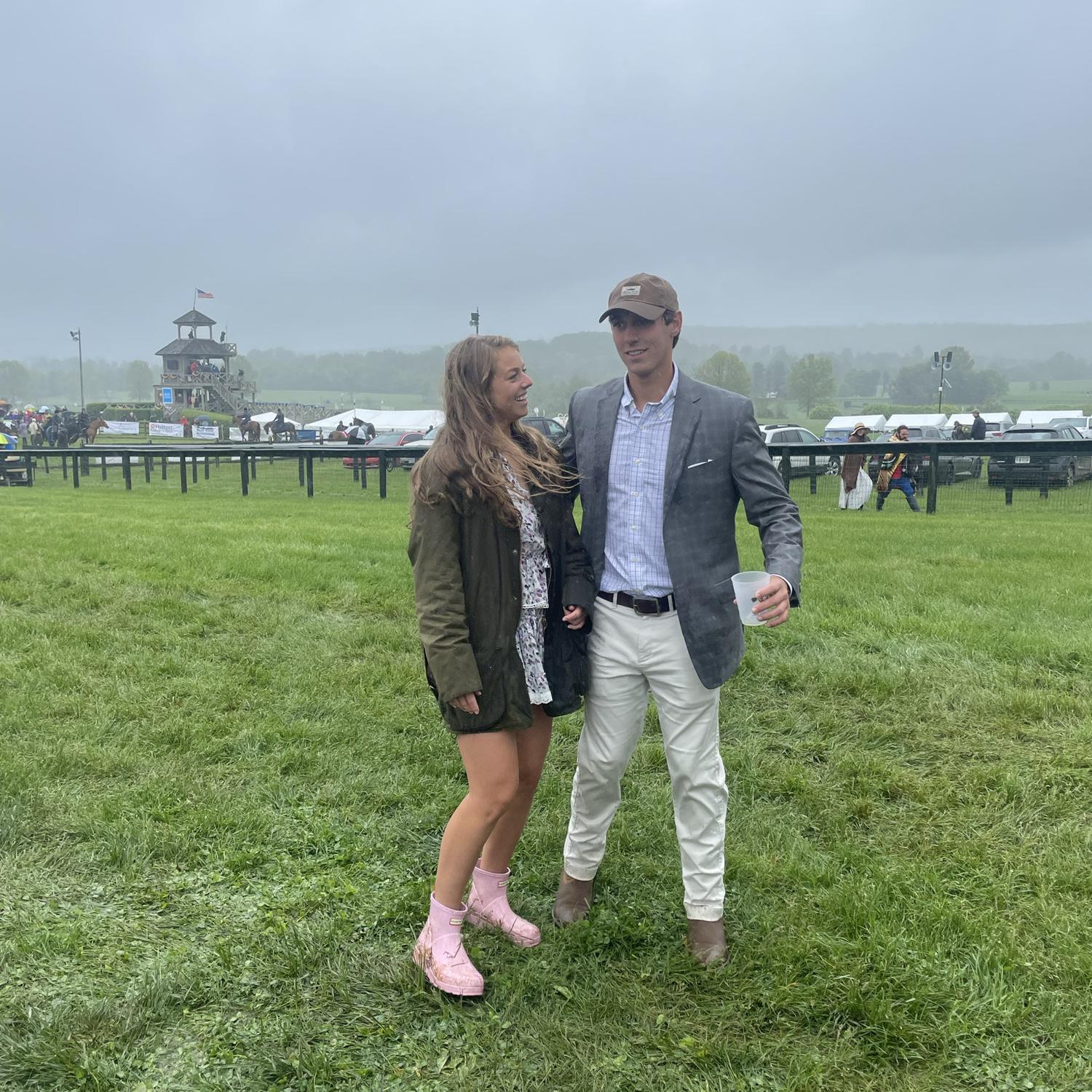2nd rainiest most coldest Middleburg horse race 🐎  (only beaten when we went the next year)